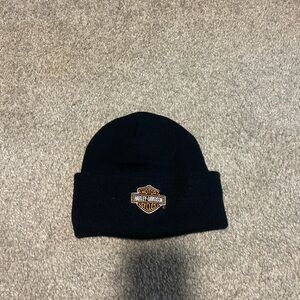 Harley-Davidson Black Cuffed Knit Hat